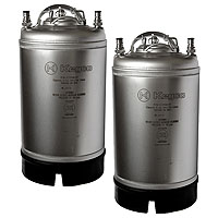 Coffee Kegs - Ball Lock 3 Gallon Strap Handle - Brand New - Set of 2