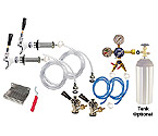 Deluxe Two Keg Door Mount Kegerator Conversion Kit