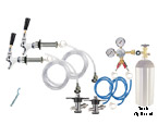 Economy Two Keg Door Mount Kegerator Conversion Kit
