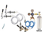 Standard Two Keg Door Mount Kegerator Beer Tap Conversion Kit