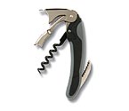 Double Power Waiter's Corkscrew Wine Opener - Black
