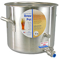 8 Gallon Stainless Steel Brew Pot