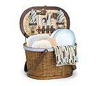 Picnic Time Catalina Picnic Basket - Driftwood