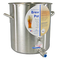 10.5 Gallon Stainless Steel Brew Pot