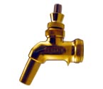 Stainless Steel Perlick Beer Faucet with Tarnish-Free Brass Finish
