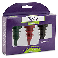 Tiptop® Reusable Wine Cork 3-Pack