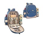 Picnic Time Avalon Deluxe Equinox Picnic Backpack w/Sunshine Blanket Tote