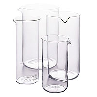 8 Cup French Press Replacement Glass Carafe, Universal Design