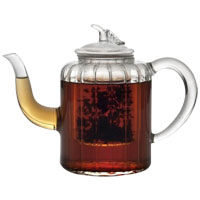 BonJour 53750 Adele 27-oz. Glass Teapot with Glass Infuser