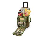Avalanche Picnic Cooler on Wheels - Pine Green