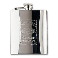 Stainless Steel Hip Flask - 7 oz.