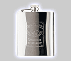 Jack Daniel's Stainless Steel Hip Flask - 7 oz.
