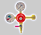 Primary High Pressure Double Gauge Mixed Gas Regulator