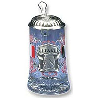 Italy Glass Beer Stein