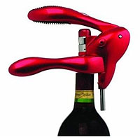 Metrokane Black Original Rabbit Corkscrew Wine Opener in Black