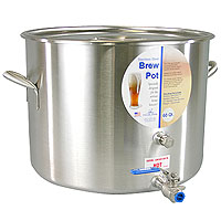 15 Gallon Stainless Steel Brew Pot