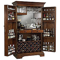 Sonoma Hide-A-Bar Wine & Spirits Cabinet