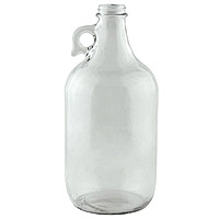 64 oz. Clear Glass Beer Growler