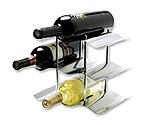 Oggi 3-Tier Stainless Steel Wine Rack