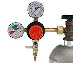 Taprite T742HP - Primary Double Gauge CO2 Gas Regulator with Polyethylene Knob