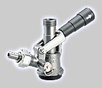 7485E D System Keg Tap Coupler - Black Lever Handle