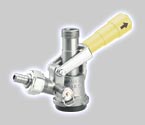 7485E-G - D System Keg Tap Coupler w/ Gold Lever Handle