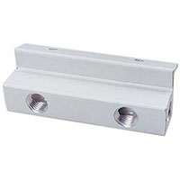 Aluminum Manifold Only - Two Way - for Kegerator Beer Line Distributors