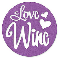 Lavender Love Wine - Felt Coasters