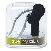 True Fabrications Nautilus Corkscrew Wine Opener in Black