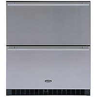 *000 - Sentry Digital Drawer Refrigerator - White/Custom Overlay Door