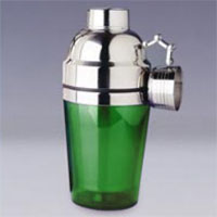 Double Wall 8140G Cocktail Shakers - 10 oz - Green
