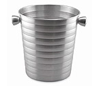 Brushed Aluminum Beehive Ice Bucket / Bulk