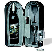 Wine Travel Case with Corkscrew and Zocco Stopper