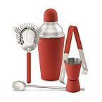 Photo of Red Happy Hour Barware Set