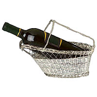 Silver Plated Wine Bottle Cradle