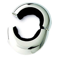 Silver Plated Two-Piece Magnetic Wine Collar