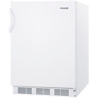 5 Cu. Ft. ADA Refrigerator Freezer - White Cabinet / White Solid Door