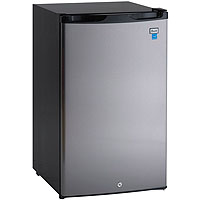 4.5 Cu. Ft. Counterhigh All Refrigerator - Black with Stainless Steel Door