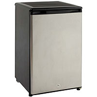 Avanti AR4596SS - 4.5 CF Counterhigh Refrigerator - Black with Stainless Steel Door