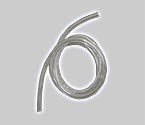 Photo of 1 Foot Length of 1/2 Inch I.D. Clear Thermoplastic Super Vinyl Beer Line