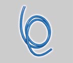 1 Foot Length of 5/16 Inch I.D. Blue Air Line