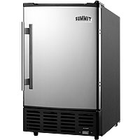 10 lbs. Built-in Ice Maker - Black Cabinet with Platinum Door