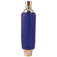 Blue Plastic Tap Handle with Ferrule and Finial