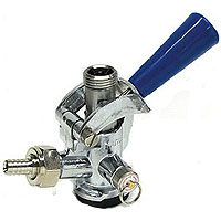 D System Keg Coupler Blue Handle with Stainless Steel Probe