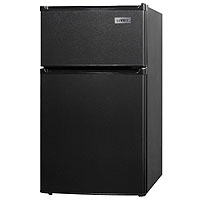 Customer Return - Summit CP35BADA 2.9 c.f. Two Door Compact Refrigerator Freezer, ADA Complient - Black