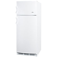 9.5 Cu. Ft. Cycle Defrost Refrigerator-Freezer - White