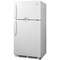 20.9 Cu. Ft. Frost-Free Refrigerator-Freezer with Front Lock