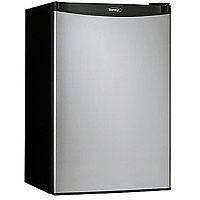 4.3 Cubic Foot Counterhigh Compact Refrigerator - Black with Stainless Steel Door