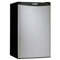 Danby DCR88BSLDD 3.2 Cubic Foot Counterhigh Compact Refrigerator - Black Cabinet with Stainless Steel Door