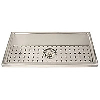 Stainless Steel Rinser Drain Drip Tray - 31-1/2